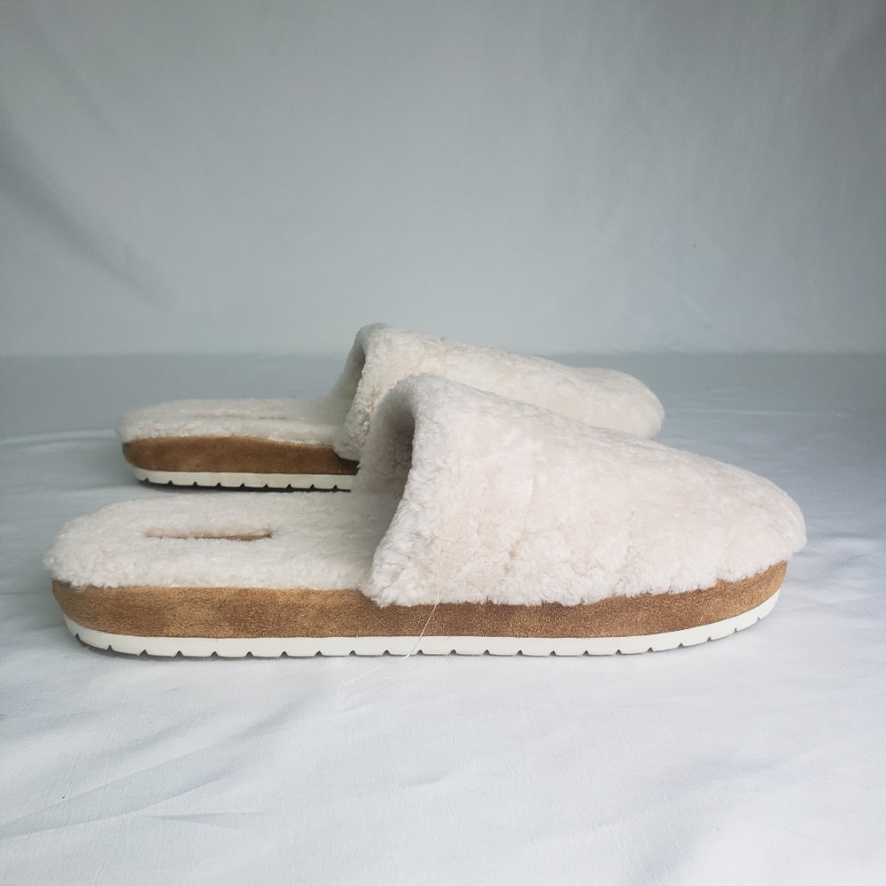VINCE Loni shearling slippers Size 10